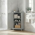 thumbnail image 7 of Lumioca Corner Cabinet for Bathroom, 31.4"H Triangle Storage Cabinet with Adjustable Shelves, Bathroom or Pantry, 7 of 7