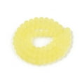 thumbnail image 3 of 1 strand Transparent Glass Beads Strands Faceted Frosted Rondelle Yellow 8mm Hole: 1mm 64~65pcs/strand 40~41cm, 3 of 6