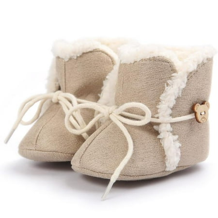 

AIMAOMI Soft Baby Sole Boots Crib Snow Soft Boots Shoes Toddler Baby Shoes H
