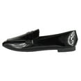 thumbnail image 2 of Top Moda Comfort Shoes Women Ballet Flat Almond Toe BoyFriend Style Slip On Loafers HARRIET-8 Black Patent 7, 2 of 3