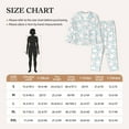 thumbnail image 4 of Pofeuu Rabbit And Star Print Womens Pajamas Set Long Sleeve Sleepwear Button Down Nightwear Soft Pj Lounge Sets Button Down Pajamas Women-Medium, 4 of 7