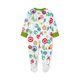 thumbnail image 3 of Pijama de Navidad Monstruo de la pelota estampado a mano camisa de cuello redondo de manga larga + pantalones largos ; Bebé-12-18 Meses, 3 of 5