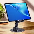 thumbnail image 4 of Dujiujun Mobile Phone Holder Foldable 360 Degree Rotation Anti-slip Base Metal Cell Phone Desk Steady Stand Holder Mobile Phone Accessories, 4 of 8