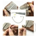 thumbnail image 4 of Kalimba Instrument de Musique Percussion à Main Chaîne Tremolo Argent Alliage Solide, 4 of 6
