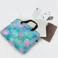 thumbnail image 5 of 16" Laptop Briefcase for Work Travel Laptop Shoulder Bag Carrying Handbag Laptop Case Tie-dye Dandelions Pattern, 5 of 8