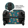 thumbnail image 4 of Naloa Frog and Mushrooms Elastic Suitcase Protector, Travel Suitcase Protector Cover Fits 18-32in Suitcase - Large, 4 of 9