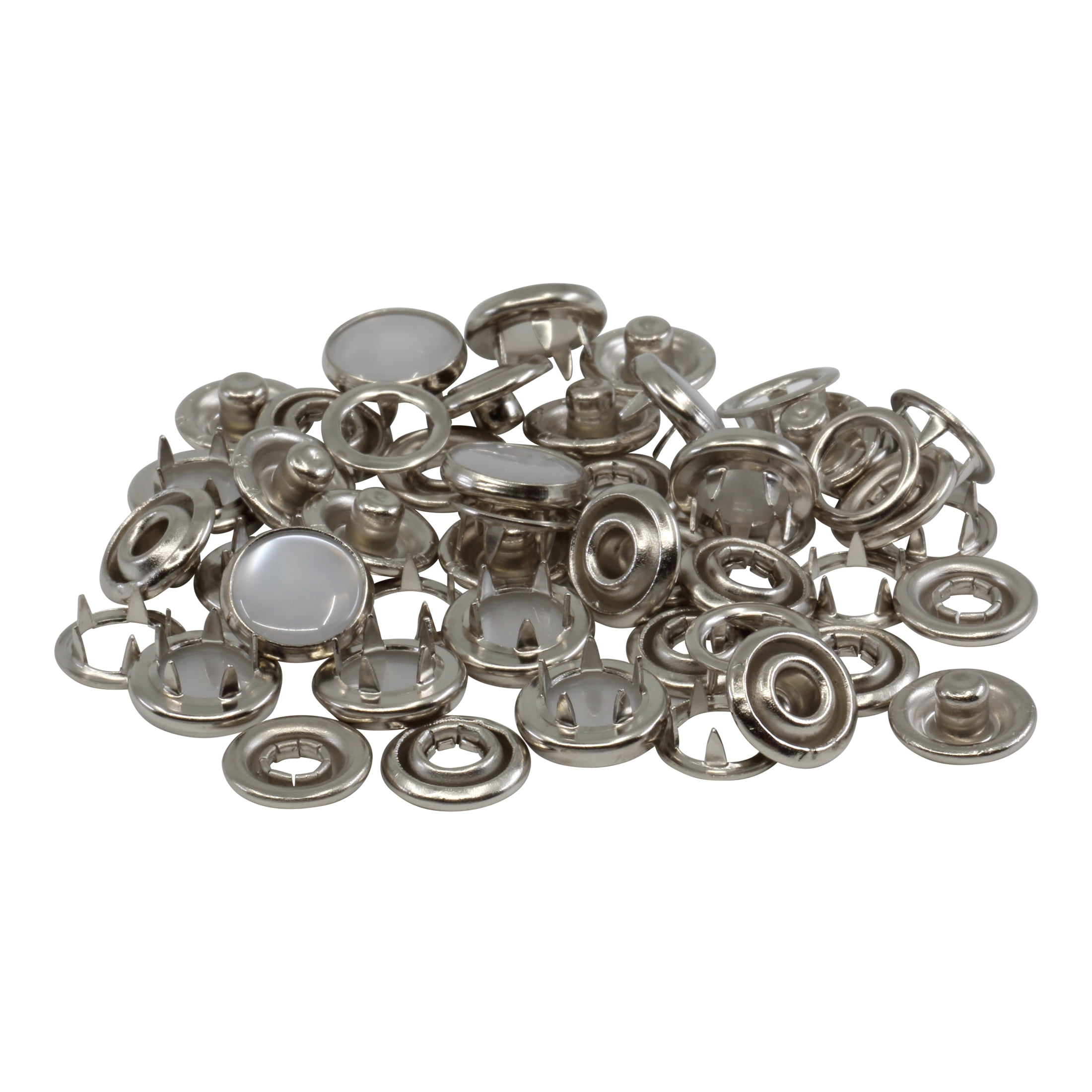 MJTrends: Dritz: Medium Silver Snap Fasteners