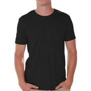 Gildan Men Shirt Cotton Men Shirts Mens Value Shirts Best Mens Classic Short Sleeve T-shirt Black