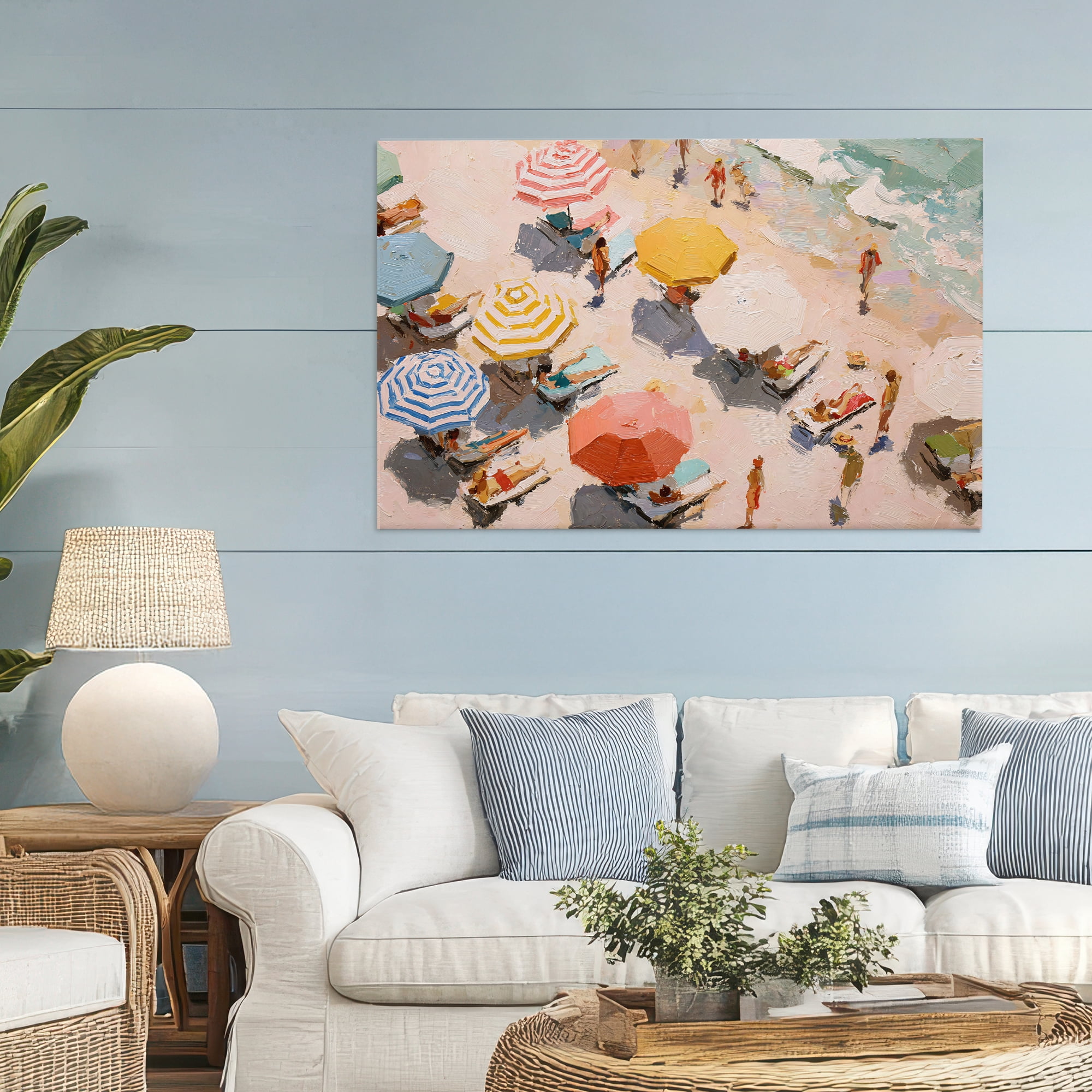 Stupell Industries Summer Beach Fun Expression Canvas Wall Art, design by Jacky Ngan