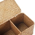 thumbnail image 3 of Cesta de almacenamiento de pasto marino JM con tapa rectangular, 3 of 5