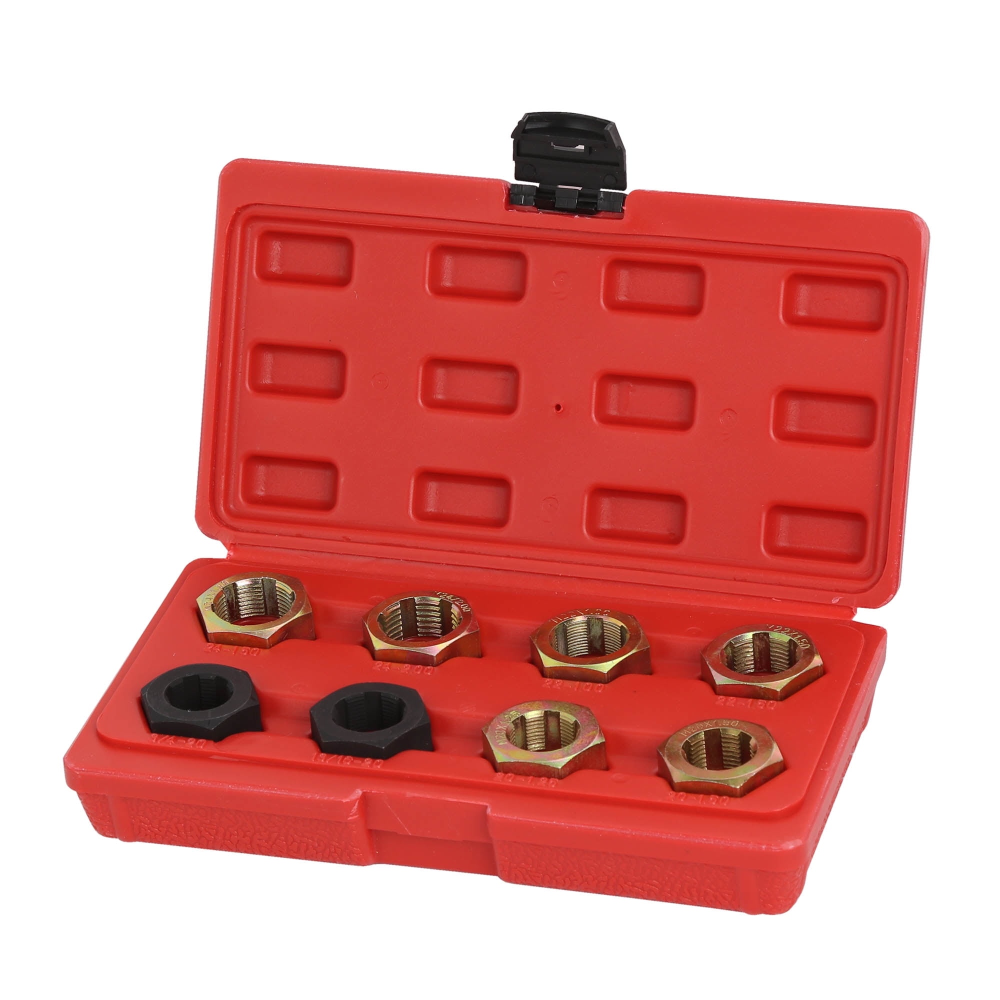 WINMAX 8 Pieces Axle Spindle Fractional & Metric Rethreading Tool Kit