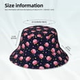 thumbnail image 3 of Fotbe Cartoon Donut Planets Sombrero Tipo Pescador con Estampado – Sombrero de Sol de Algodón de Moda para Playa, Golf, Pesca, 3 of 6