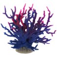 thumbnail image 1 of Decoración de arrecife de coral, mini decoración de coral sintético para decoración de acuario, azul morado, 6.5 x 5.83 pulgadas, 1 of 7