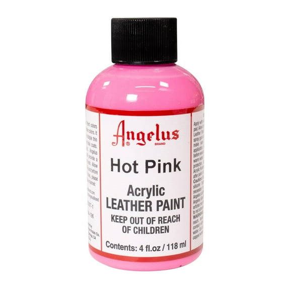 Angelus® Acrylic Leather Paint, 4 oz., Hot Pink