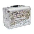 thumbnail image 4 of Milaget Makeup Train Case Beauty Cosmetic Box for Traveling Beauty Tool Makeup Tools C, 4 of 9