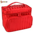 thumbnail image 3 of Spencer Women's Travel Makeup Bag Waterproof Cosmetic Case Storage Toiletry Handbag Pouch Organizer "Red", 3 of 10