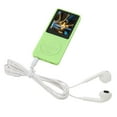 thumbnail image 7 of Mp3 & Mp4 Players with 1.8Inch Screen, Large Memory Capacity, Lightweight And Portable for Exercising, Traveling, Supports MP3, WMA, OGG, WAV, APE, FLAC, AAC LC, ACELP Formats - Green, 7 of 7