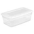 thumbnail image 4 of Sterilite Set of 10 6qt Storage Bx- White, 4 of 4