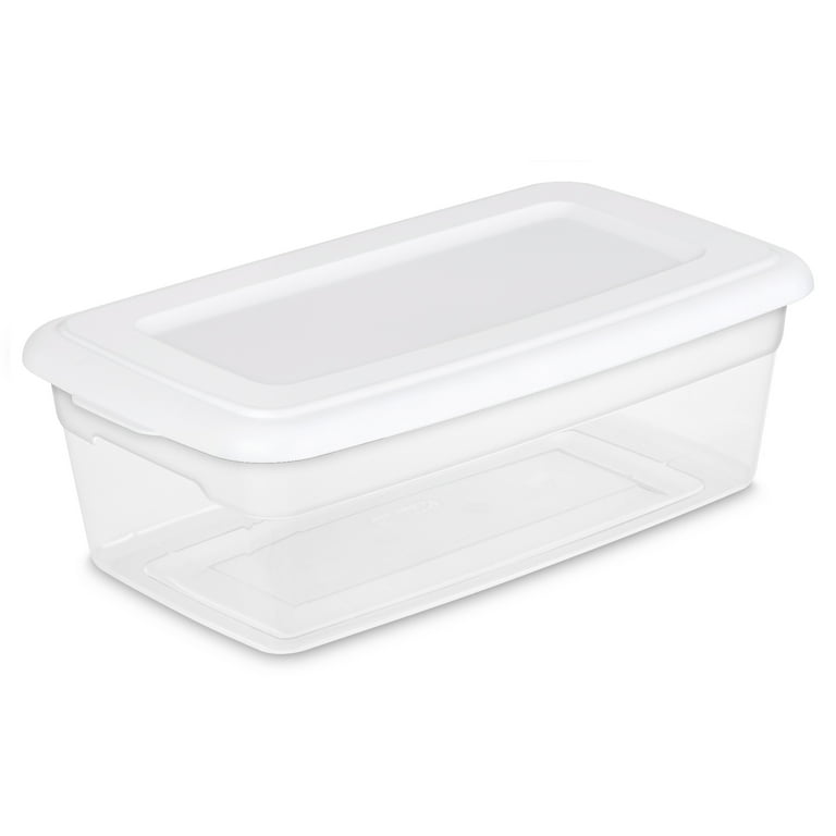 Sterilite Set of 10 6qt Storage Bx- White - Walmart.com