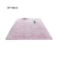 thumbnail image 2 of Alfombra de dormitorio ultra suave y esponjosa ovalada Alfombra de felpa de felpa - Polvo ligero teñido anudado, 2 of 5
