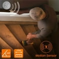 thumbnail image 3 of Airpow Motion Sensor Strip, LED Counter Lights, Upgraded Battery Operated LED Strip For Wardrobe,Stair,Pantry,Under Cabinet,Cupboard,Bed,Locker,Warmwhite for Home Garden Holiday Party Patio Wedding, 3 of 8