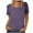 Purple, variant on Women Short Sleeve Tops Lightweight Tshirts Women Loose fit Summer Clothes for Women Over 50 2025 Vacation