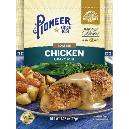 Pioneer Roasted Chicken Gravy Mix Packet, 1.67 oz - Homestyle Flavor, Made Easy!