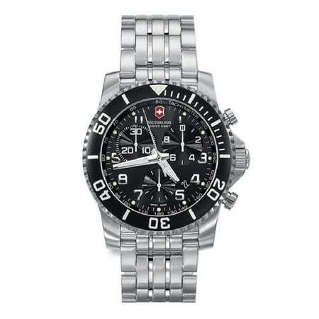 Victorinox Men's Maverick GS Black Dial Stainless Steel Watch