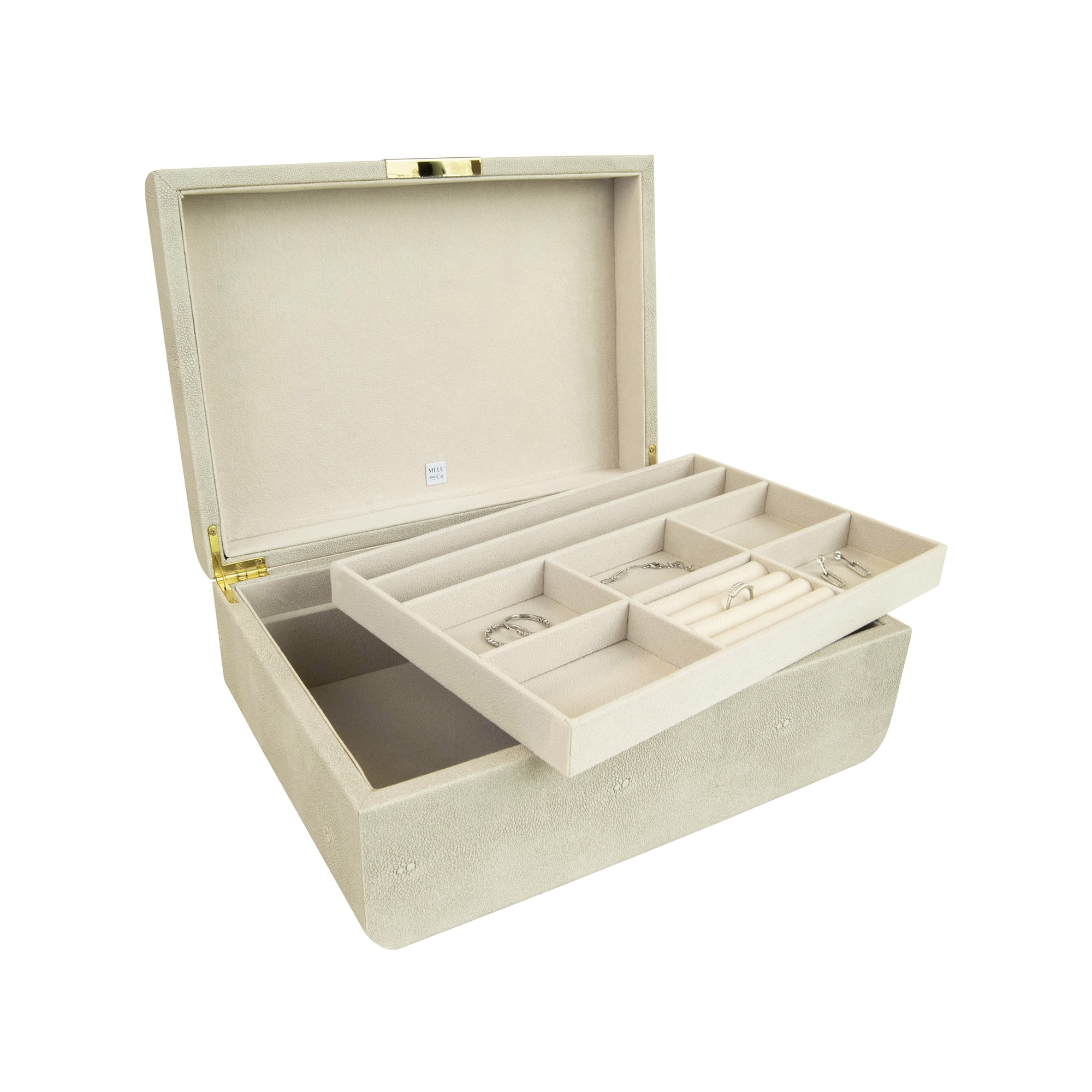 Mele and Co Rebecca Vegan Leather Jewelry Box