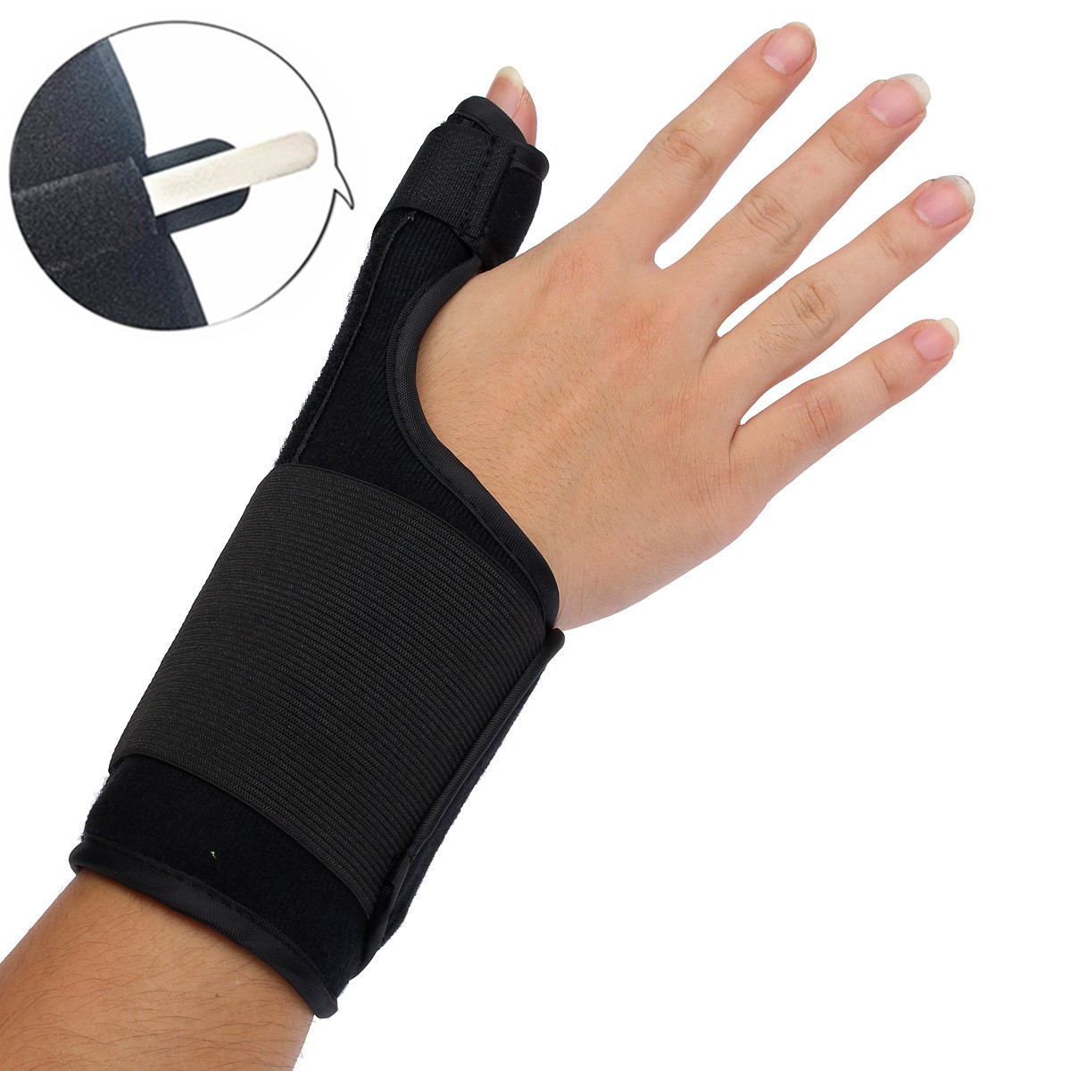 Wrist Hand And Thumb Stabilizer Immobilizer Support Wrap Brace 