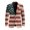 American Flag Vintage, variant on Versatile Men Suit Coat, American Flag Vintage Polyester Solid Sport Coat for Casual Business
