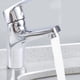 thumbnail image 1 of Grifo para Lavabo de BañO, Monomando Cromado, Grifo Monomando para Montaje en Cubierta, Grifos para de Cocina, Grifos FríOs y Calientes, 1 of 10