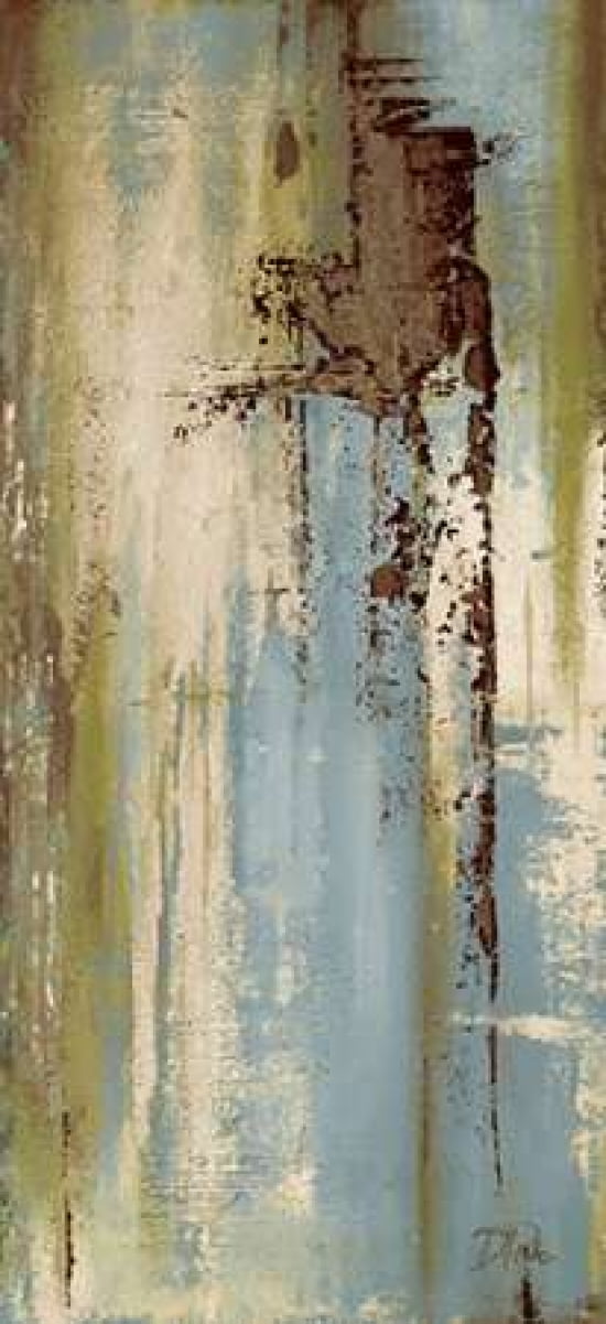 The Blue and Green Ones II Canvas Art - Patricia Pinto ()