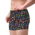 thumbnail image 2 of Disketp Colorful Excavator Men's Boxer Briefs,Soft and Breathable Cotton Underwear with ComfortFlex Waistband, 2 of 7