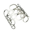 thumbnail image 1 of Becaristey Bracelets Reticulation Durable Léger Poli Manchette Bracelets Simple Mode Robuste Bijoux Femmes Fête d'Anniversaire, 1 of 6