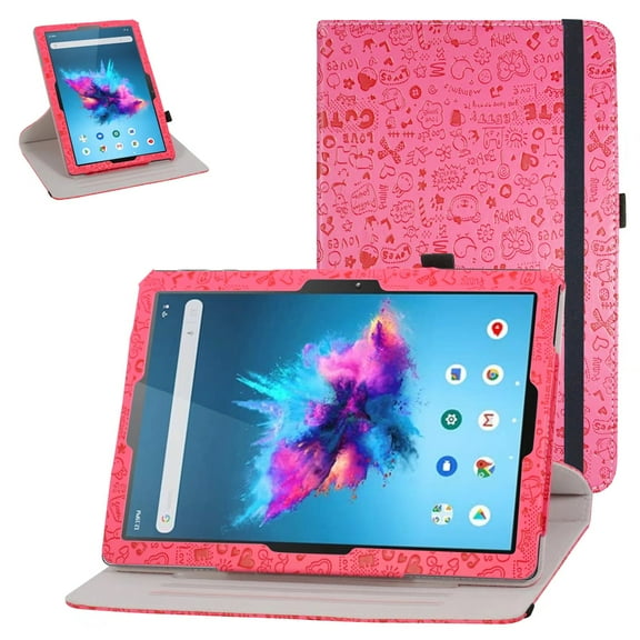 Labanema 10.1" Vankyo MatrixPad S30 Tablet Case, 360 Degree Rotary Stand 10.1" Vankyo MatrixPad S30 Tablet Cover, Case for 10.1" Vankyo MatrixPad S30 Tablet (Rose Red)