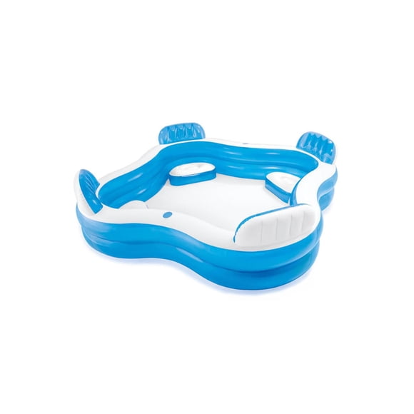 Alberca Inflable Swim Center Cuadrangular con Asientos INTEX 56475