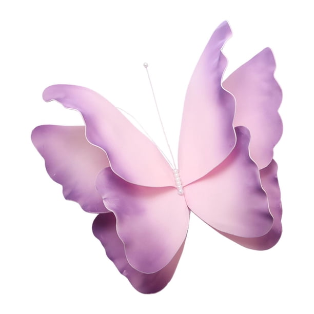 Mariposa artificial Strade Fareast Limited decoración de pared para bodas Violeta 50 cm