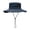 Navy Blue Fish, variant on Visland Summer Outdoor Men's Hats Sunscreen Uv Wear-resistant Breathable Fisherman Cap Fishing Sunshade Climbing Cap Rim 60cm