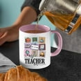 thumbnail image 3 of Lazaofficial Custom Teacher Mug - In My Teacher Era Coffee Cup with School Icons - Personalized Name Gift for Teachers, Back to School, Teacher Appreciation, 3 of 6