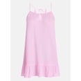 thumbnail image 5 of No Boundaries Scoop Neck Cotton Dress Coverup, Women’s XXS-XXL, 5 of 5
