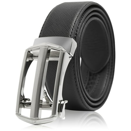 Mens Belt Leather Ratchet Belts For Men Casual & Dress Belt With Adjustable Automatic Buckle