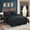 Black, variant on 6 Piece Twin Comforter Set Bed in A Bag - with Comforters, Sheets, Pillowcase & Sham