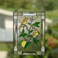 thumbnail image 2 of Stained Glass Window Panel ???? Acrylic Hanging Window Decoration Sun Hummingbird Catcher Hanging Ornament, 2 of 4