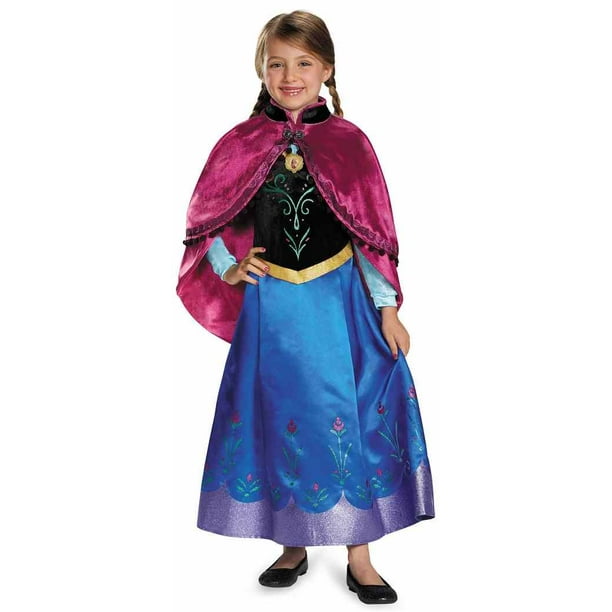 Anna Traveling Prestige Frozen Disney Princess Halloween Deluxe Child ...