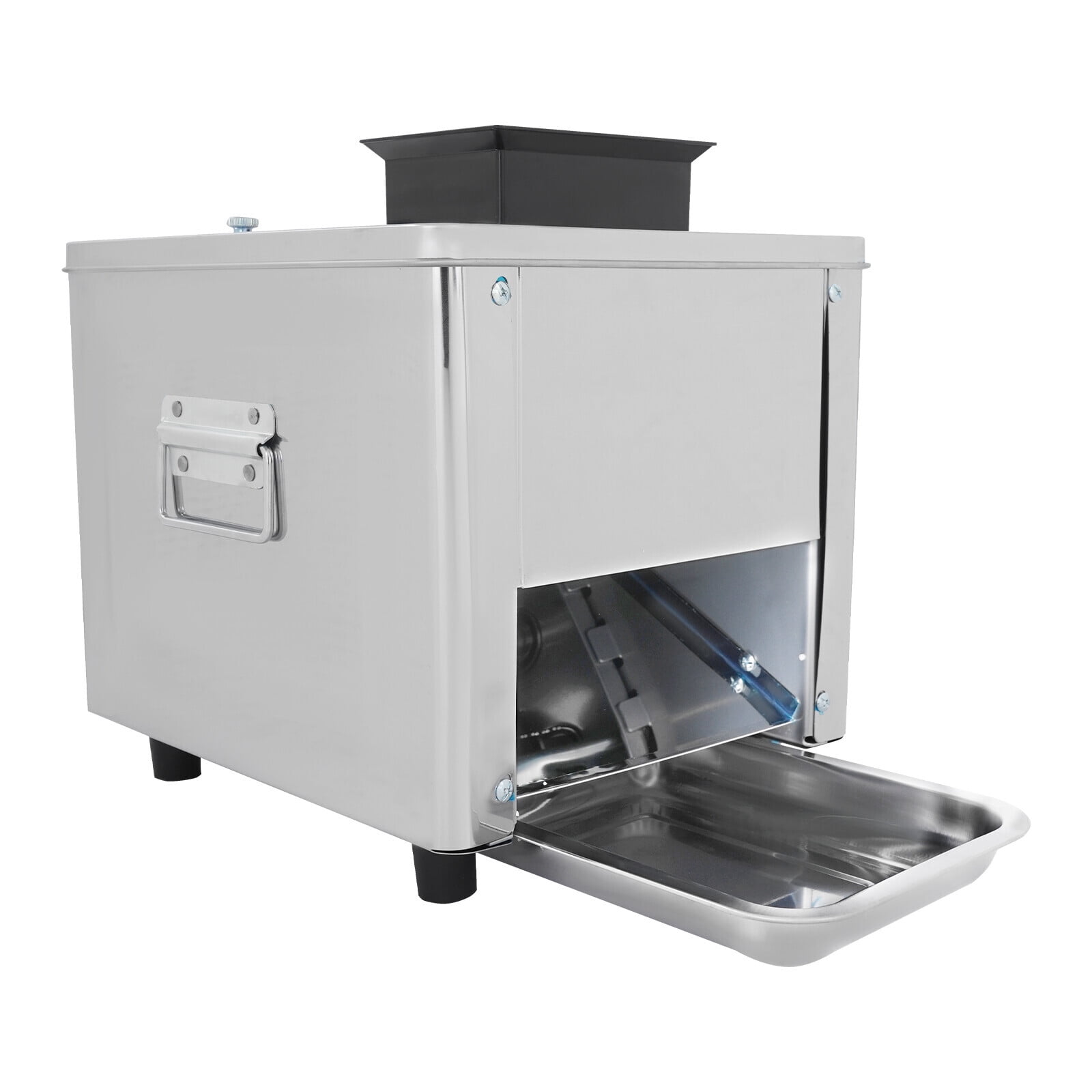 Electric Meat Cutter & Grinder 850W, 330lbs/h Stainless Steel Commercial Meat Slicer Shredder Dicer Machine with 7mm Blade, Heavy-Duty Food Processor for Fresh Meat, Vegetables