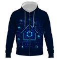 thumbnail image 1 of Sudadera con capucha para niños, sudaderas casuales con imagen inteligente de IA en 3D de otoño, sudaderas con capucha para niños, sudaderas con capucha para hombres, ropa para hombres, 1 of 6