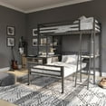 thumbnail image 3 of Max & Finn Nova Metal Loft Bed with Shelves, 3 of 10