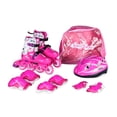 thumbnail image 2 of Combo patines con mochila y protecciones de regalo, modelo Junior rosa CH ajustable de la talla 19 a 21 Sweet Rocket Junior, 2 of 3