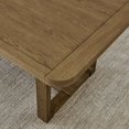 thumbnail image 5 of Roundhill Furniture Parker Dining Table, Trestle Base, Light Oak, 5 of 9